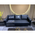 Modern customizable corner combination customized genuine leather sectional sofa l shaped office set 5 seater couch